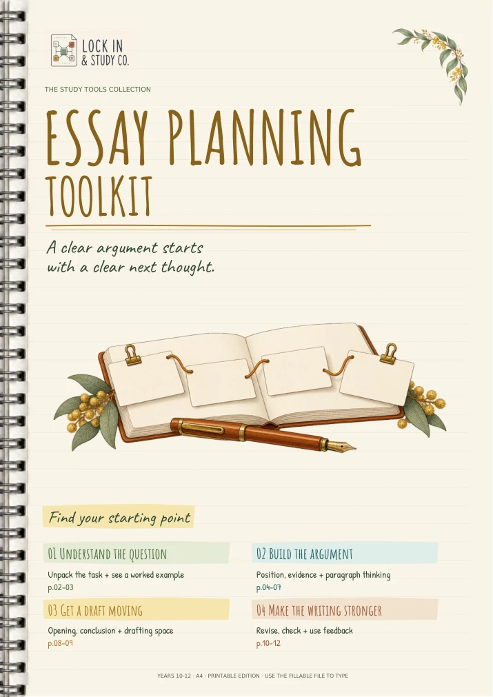 Essay Planning Toolkit, cover