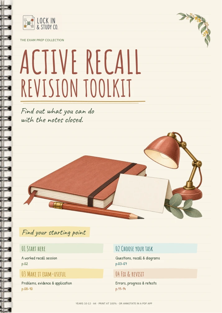 Active Recall Revision Toolkit, cover